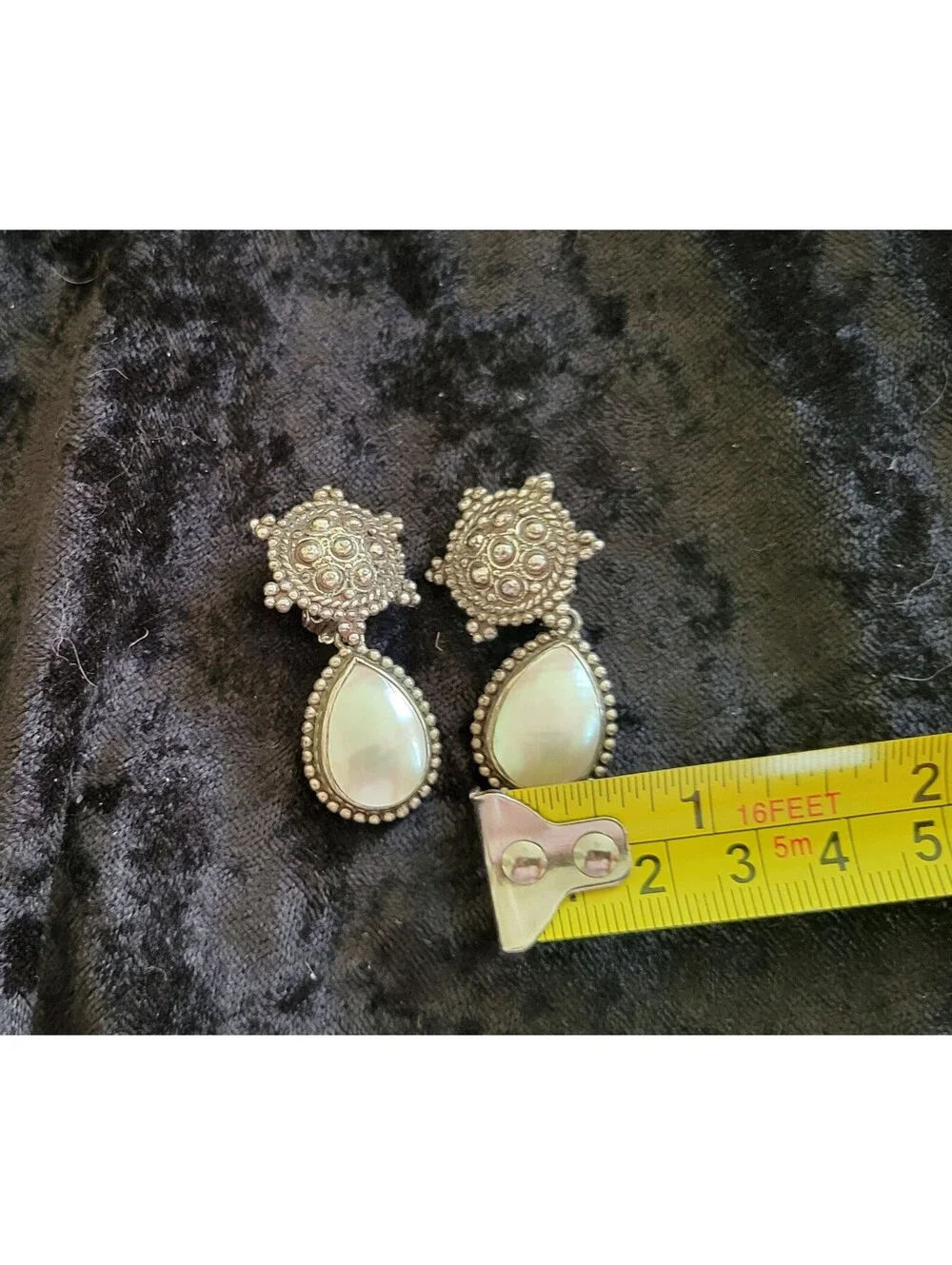 Vintage .925 Stephen Dweck Earrings with original pouch
